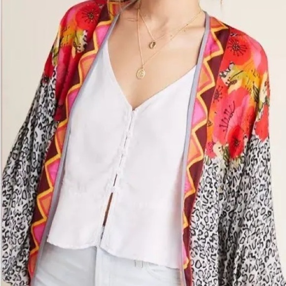 Anthropologie Sweaters - Anthropologie Blank London Frances Floral Cocoon Kimono One Size